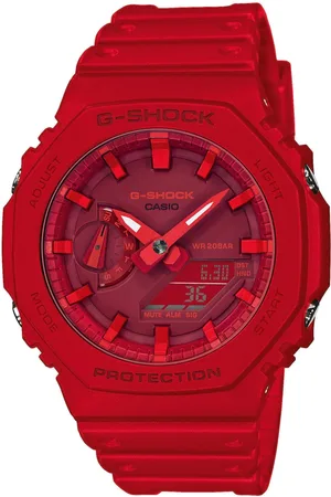 Casio Chronograph, Quarzuhr,Armbanduhr,Herrenuhr,digital, bis 20 bar wasserd.Resinarmband