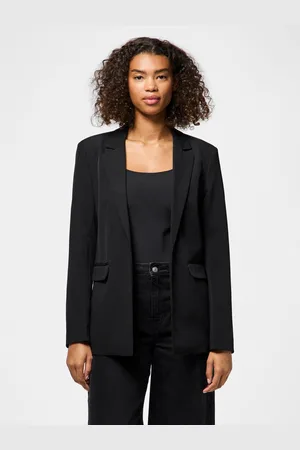 Pieces® Longblazer »PCBOZZY LS DETAIL BLAZER NOOS BC«, mit Leo Futter