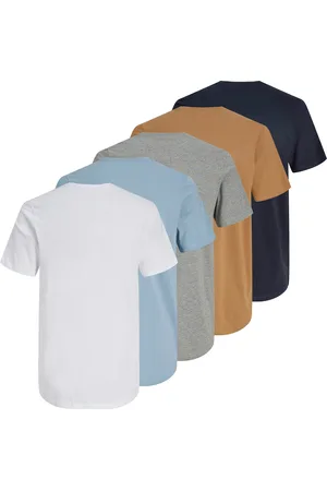 JACK & JONES Rundhalsshirt »JPRBLABRODY TEE SS CREW NECK 5PK MP«, (Packung, 5 tlg.)
