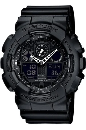 Casio Chronograph, Quarzuhr,Armbanduhr,Herrenuhr,digital, bis 20 bar wasserd.Resinarmband