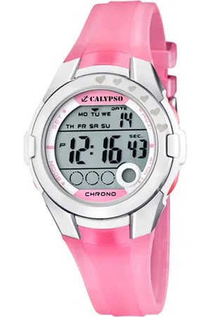 Calypso Chronograph »Digital Crush«, Armbanduhr, Quarzuhr, Damenuhr, digital, Datum, Stoppfunktion