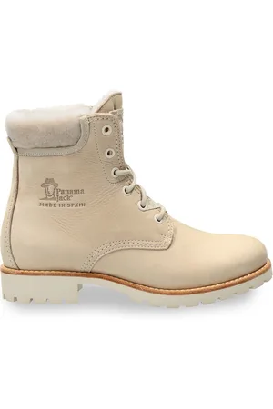 Panama Jack Winterboots »Panama 03 Igloo Trav«, Schnürboots, Profilsohle, mit Lammfell-Schaftkragen