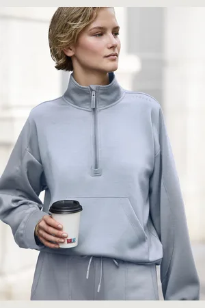 &Copenhagen Langarmshirt, aus hochwertigem Material mit Stehkragen und Reißverschluss