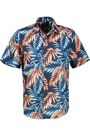 Lerros Kurzarmhemd » Hawaiihemd in den Größen 3XL bis 6XL«