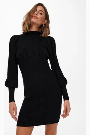 ONLY Strickkleid »ONLKATIA L/S DRESS KNT NOOS«
