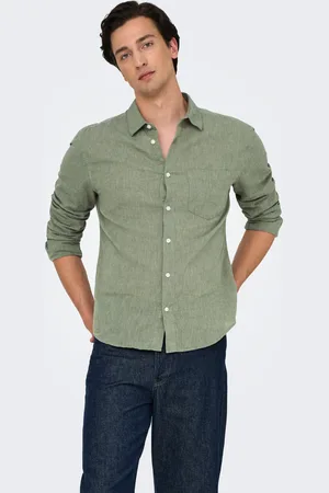 Only & Sons Langarmhemd »ONSCAIDEN LIFE REG LS 1 PKT SHIRT NOOS«