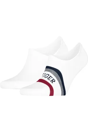 Tommy Hilfiger Füßlinge »TH MEN FOOTIE 2P HILFIGER TAB«, (2er-Pack), mit Anti-Rutsch Technologie