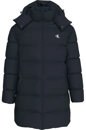 Calvin Klein Langjacke »ESSENTIALS DOWN LONG PARKA«, mit Kapuze, mit Logodruck