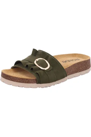 Rohde Pantolette »MILANO«, Sommerschuh, Strandschuh, Schlappen, Hausschuh mit Softfußbett