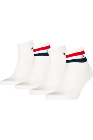 Tommy Hilfiger Socken »TH MEN QUARTER 4P SPORT ECOM«, (4 Paar), mit kontrastierendem Farbakzent