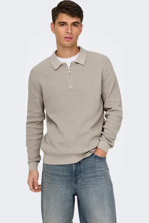Only & Sons Polokragenpullover »ONSMATTEO LS ZIP POLO«