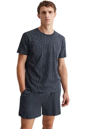 Marc O’ Polo Shorty »Mix & Match Cotton«, (Set, 2 tlg.), mit auffälligem Logo-Muster