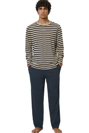 Marc O’ Polo Pyjama »Mix & Match Cotton«, (Set, 2 tlg.), mit Markenlogo auf der Brust