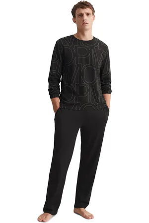 Marc O’ Polo Pyjama »Mix & Match Cotton«, (2 tlg.), mit elastischem Bund mit Tunnelzug und Kordel
