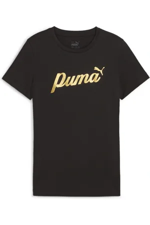 PUMA T-Shirt »ESS+ SCRIPT METALLIC TEE G«