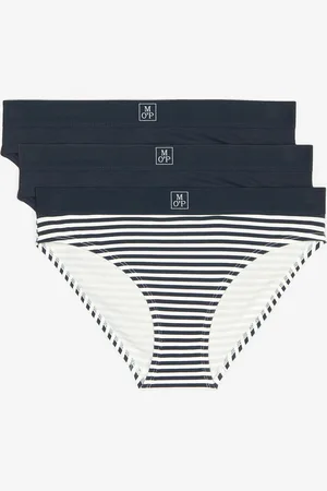 Marc O’ Polo Slip »Essentials«, (3er Pack), mit stilvollem Streifendesign