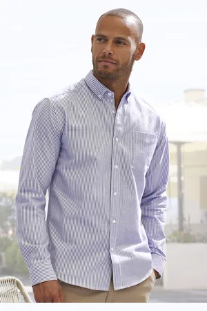 H.I.S Langarmhemd »Regular-fit«, Oxfordhemd langarm mit Button-down-Kragen aus reiner Baumwolle