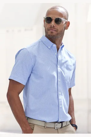 H.I.S Kurzarmhemd »Regular fit«, Oxfordhemd kurzarm mit Button-down-Kragen aus reiner Baumwolle