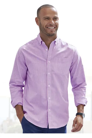 H.I.S Langarmhemd »Regular-fit«, Oxfordhemd langarm mit Button-down-Kragen aus reiner Baumwolle