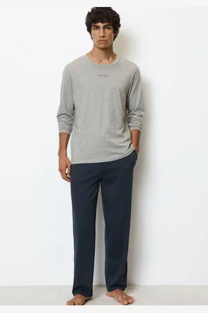 Marc O’ Polo Pyjama »Mix & Match Cotton«, (Set, 2 tlg.), mit Markenlogo auf der Brust
