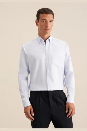Seidensticker Businesshemd »Schwarze Rose«, Regular Button-Down-Kragen Struktur
