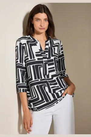 CECIL Druckbluse, mit grafischem Muster