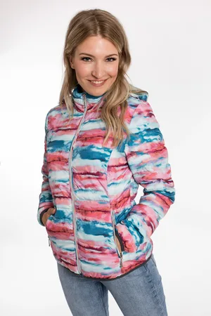 DEPROC-Active Winterjacke »WILDCAT HILL Women«, Steppjacke mit außergewöhnlichem Design