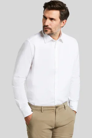 Bugatti Langarmhemd, aus organic Cotton