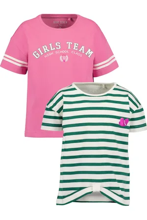 Blue Seven T-Shirt » Mädchen T-Shirts 2er Set Rundhals Kurzarm Sommer«, (2 tlg.)