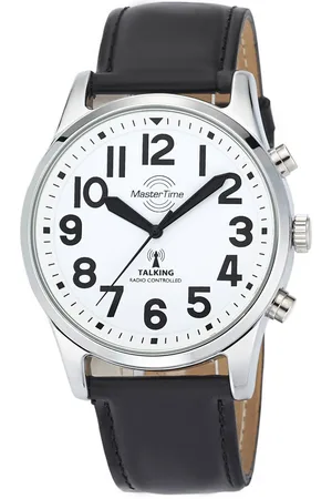 Master Time Funkuhr »Sprechende Funkuhr«, Armbanduhr, Quarzuhr, Herrenuhr