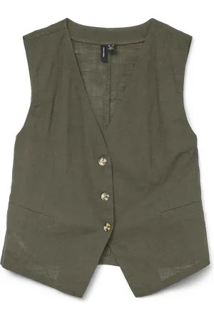 VERO MODA Kurzweste »VMCAIA SL VEST WVN NOOS«