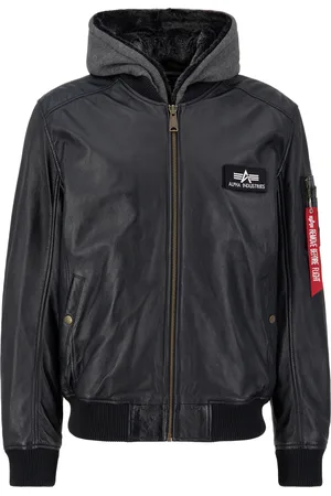 Alpha Industries Lederjacke » Men - Leather & Vegan Jackets«