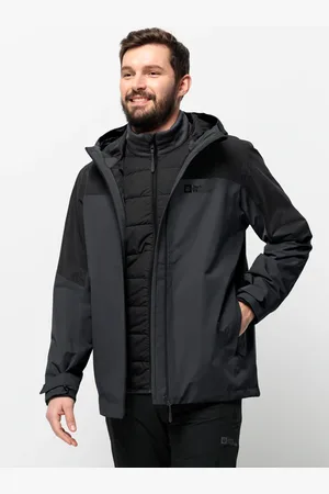 Jack Wolfskin 3-in-1-Funktionsjacke »GLAABACH 3IN1 JKT M«, mit Kapuze