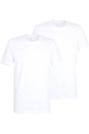 Bugatti T-Shirt » Herren T-Shirt uni 2er Pack«, (Packung, 2 tlg., 2), mit Rundhals-Ausschnitt, Kurzarm