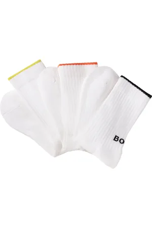 HUGO BOSS Businesssocken »3PQS Rib Logo Bam«, (Packung, 3 Paar), mit Kontraststreifen