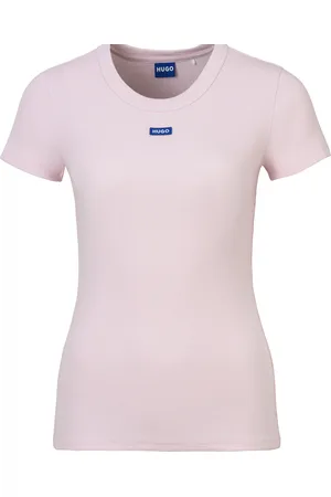 Hugo Blue T-Shirt »Easy Tee_B«, mit HUGO Aufnäher