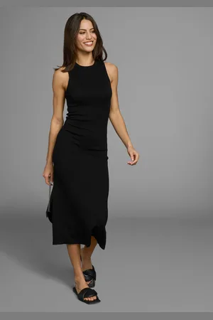 Laura Scott Strickkleid, mit Schlitz hinten, Bindeband-Applikation hinten - NEUE KOLLEKTION
