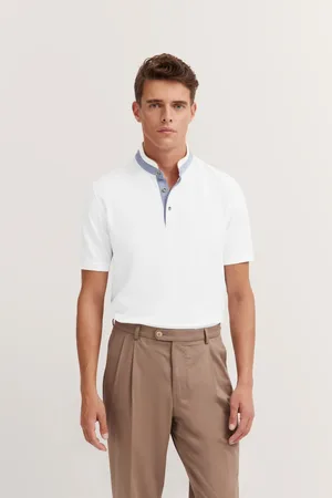 Bugatti Poloshirt, mit Stehkragen
