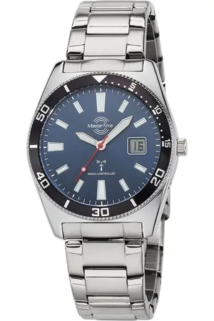 Master Time Funkuhr »Super Power Sporty«, Armbanduhr, Quarzuhr, Herrenuhr, Datum, Leuchtzeiger