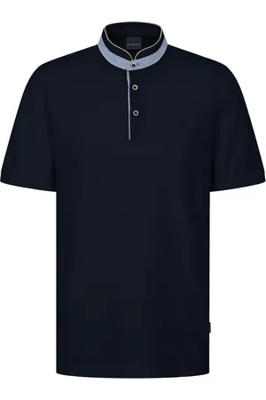 Bugatti Poloshirt, mit Stehkragen