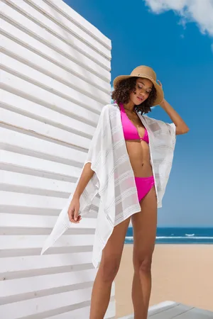 Lascana Pareo »Modetuch«, Strandtuch, Überwurf mit Glitzerdetails