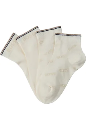 HUGO BOSS Socken »2P SH Logo CC W«, (Packung, 2 Paar, 2er Pack), mit Kontraststreifen
