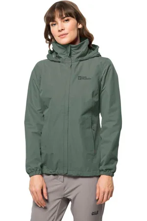 Jack Wolfskin Funktionsjacke »STORMY POINT 2L JKT W«, mit Kapuze, mit verstaubarer Kapuze, wasserdicht, atmungsaktiv und winddicht