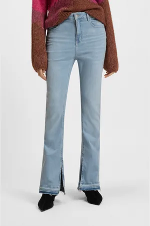 HUGO BOSS Bootcut-Jeans »Rosa High Rise Bootcut Premium Damenmode«, ( DENIM), knöchelfrei