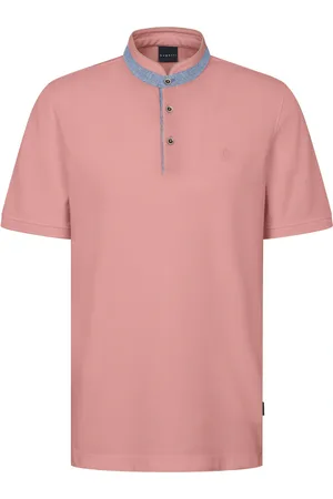 Bugatti Poloshirt, mit Stehkragen