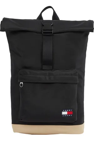 Tommy Hilfiger Freizeitrucksack »TJM ESS DAILY ROLLTOP BACKPACK«, Men Travelbag, Cityrucksack mit kontrastfarbigem Boden