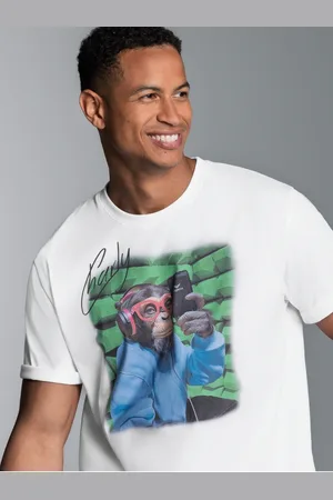 Trigema T-Shirt » T-Shirt Affe Charly Podcast«, (1 tlg.)