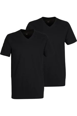 Bugatti T-Shirt » Herren T-Shirt uni 2er Pack«, (2er Pack), mit V-Ausschnitt, Kurzarm