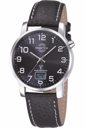 Master Time Funkuhr »Basic«, Armbanduhr, Quarzuhr, Herrenuhr, Datum
