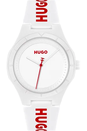 HUGO BOSS Quarzuhr »#LIT FOR HIM«, Armbanduhr, Herrenuhr, Mineralglas, Silikonarmband